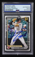 Konnor Griffin Signed 2024 Bowman Draft #BD22 (PSA Encapsulated) at PristineAuction.com