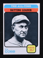 Ty Cobb 1973 Topps #475 All-Time Grand Slam Leader at PristineAuction.com