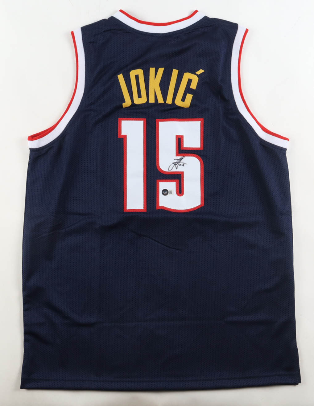 Nikola Jokic Signed Jersey (Beckett) at PristineAuction.com Nikola Jokic Signed Jersey (Beckett) at PristineAuction.com
