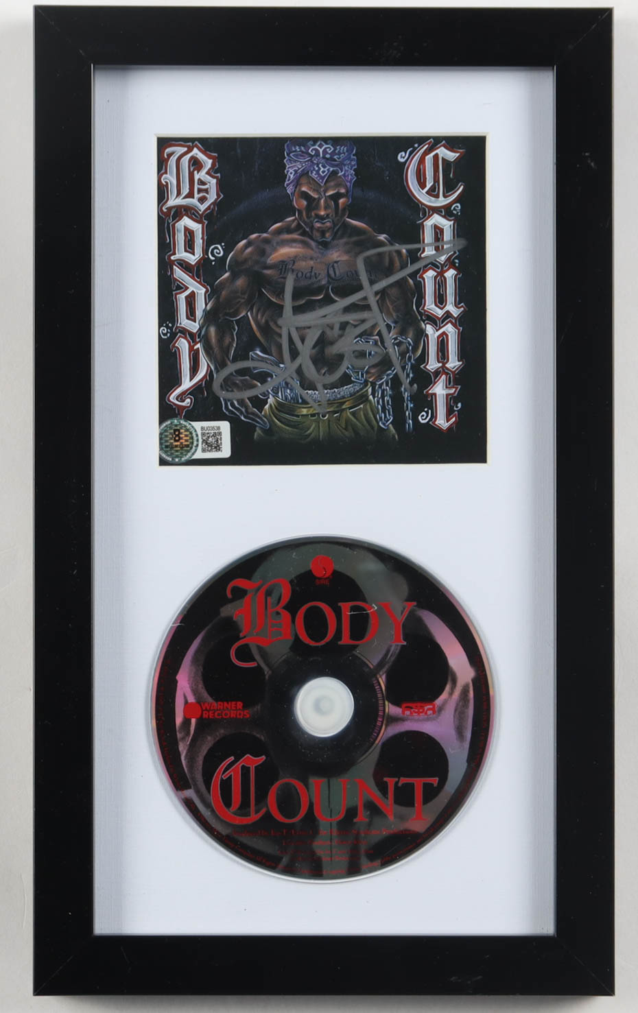 Ice T Signed Custom Framed "Body Count" CD Album Insert Display With Disc (Beckett) at PristineAuction.com Ice T Signed Custom Framed "Body Count" CD Album Insert Display With Disc (Beckett) at PristineAuction.com