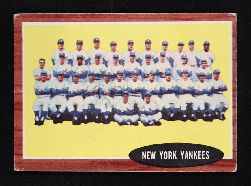 New York Yankees 1962 Topps #251 TC at PristineAuction.com New York Yankees 1962 Topps #251 TC at PristineAuction.com