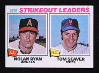 Nolan Ryan / Tom Seaver 1977 Topps #6 Strikeout Leaders at PristineAuction.com
