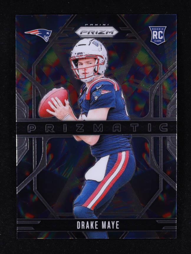 Drake Maye 2024 Panini Prizm Prizmatic #2 RC at PristineAuction.com Drake Maye 2024 Panini Prizm Prizmatic #2 RC at PristineAuction.com
