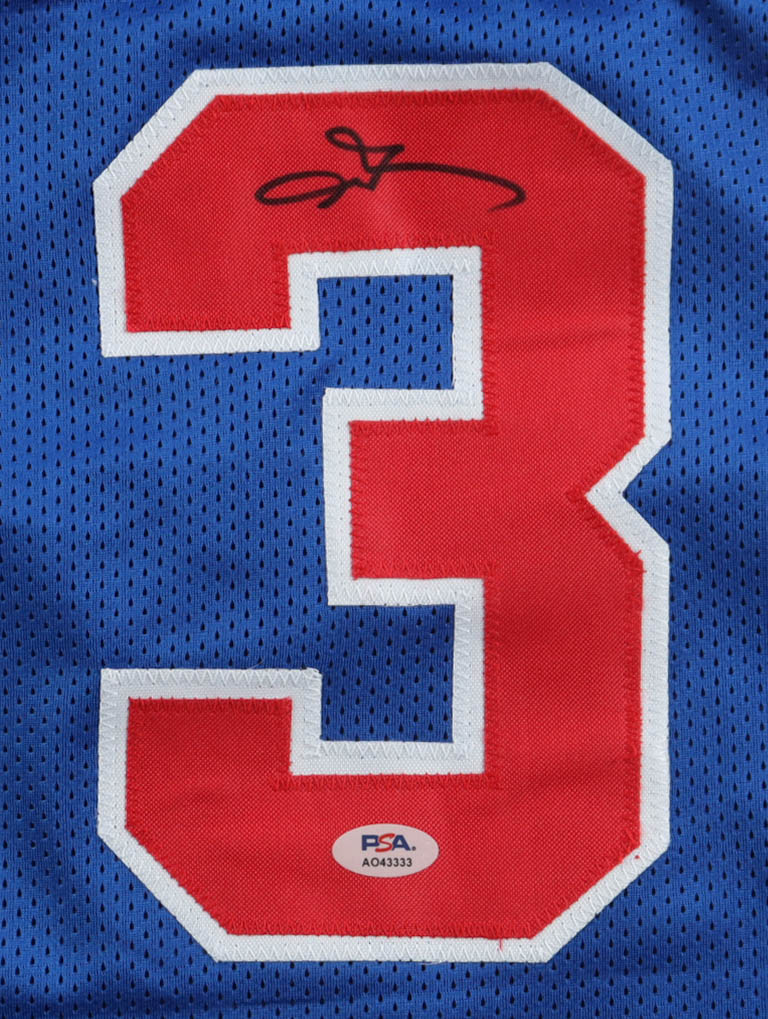 Allen Iverson Signed Jersey (PSA) at PristineAuction.com Allen Iverson Signed Jersey (PSA) at PristineAuction.com