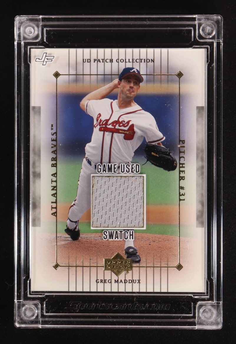 Greg Maddux 2025 Jersey Fusion Baseball #GM08 at PristineAuction.com Greg Maddux 2025 Jersey Fusion Baseball #GM08 at PristineAuction.com