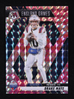 Drake Maye 2025 Panini Mosaic Mosaic Camo Pink IG #258 at PristineAuction.com