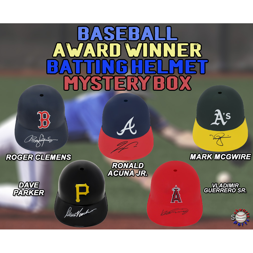Baseball AWARD WINNER Signed Batting Helmet Mystery Box &ndash; Series 15 (Limited to 100) - Schwartz Sports at PristineAuction.com