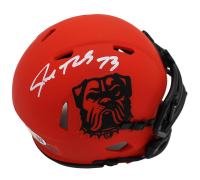 Joe Thomas Signed Browns Rave Alternate Speed Mini Helmet (JSA) at PristineAuction.com