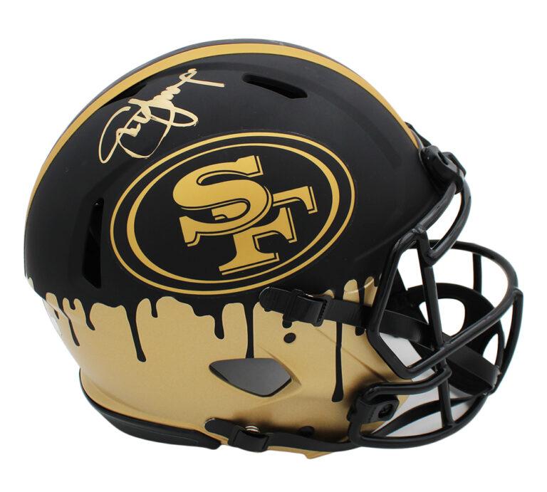 Steve Young Signed 49ers Full-Size Authentic On-Field Eclipse Alternate Speed Helmet (Radtke) at PristineAuction.com Steve Young Signed 49ers Full-Size Authentic On-Field Eclipse Alternate Speed Helmet (Radtke) at PristineAuction.com