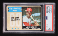 Lou Brock 1968 Topps All Star #372 (PSA 7) at PristineAuction.com