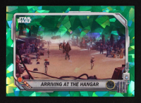 Arriving at the Hangar 2024 Topps Chrome Sapphire Edition Star Wars The Phantom Menace 25th Anniversary Podracing Green #PR1 #56/99 at PristineAuction.com