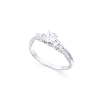 .40 CTW Natural Diamond Ring Mounted In White Gold H-I, I1-I2 | Estimated Retail Value: $5,558 (IGI) at PristineAuction.com