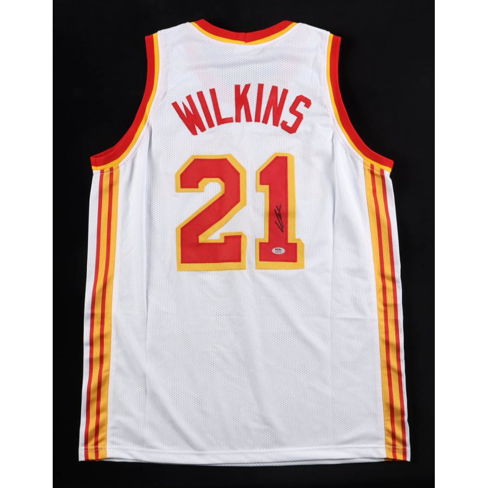 Dominique Wilkins Signed Jersey (PSA) at PristineAuction.com