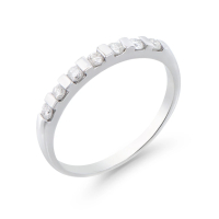 0.28 CTW Natural Diamond Ring Mounted In White Gold H-I, I1-I2 | Estimated Retail Value: $5,789 (IGI) at PristineAuction.com