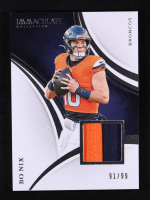 Bo Nix 2025 Immaculate Collection JSY #80 #91/99 at PristineAuction.com
