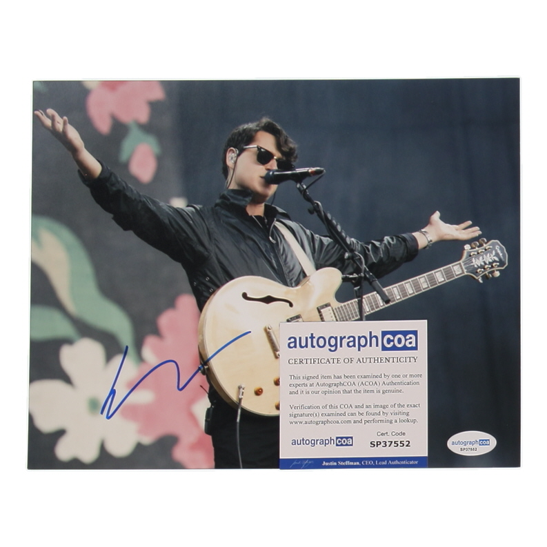 Ezra Koenig Signed 8x10 Photo (ACOA) at PristineAuction.com Ezra Koenig Signed 8x10 Photo (ACOA) at PristineAuction.com
