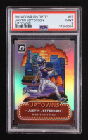 Justin Jefferson 2024 Panini Donruss Optic Uptowns #19 (PSA 9) at PristineAuction.com
