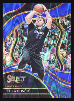 Luka Doncic 2023-24 Select Prizms Blue Tectonic #251 #27/99 at PristineAuction.com