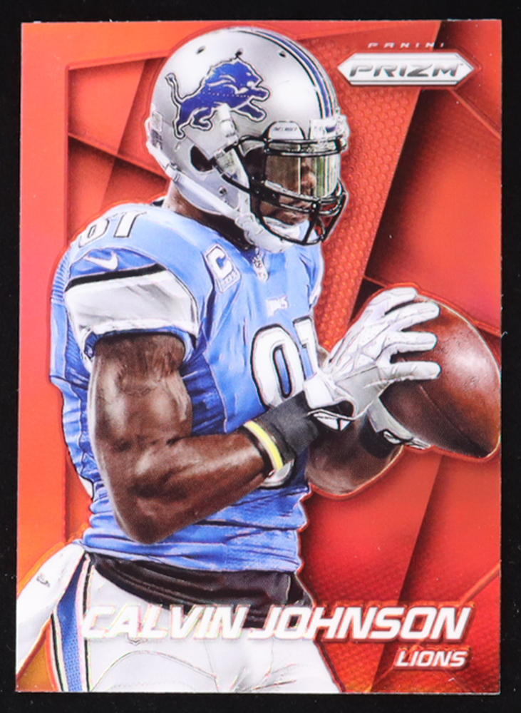 Calvin Johnson 2014 Panini Prizm Prizms Red #65