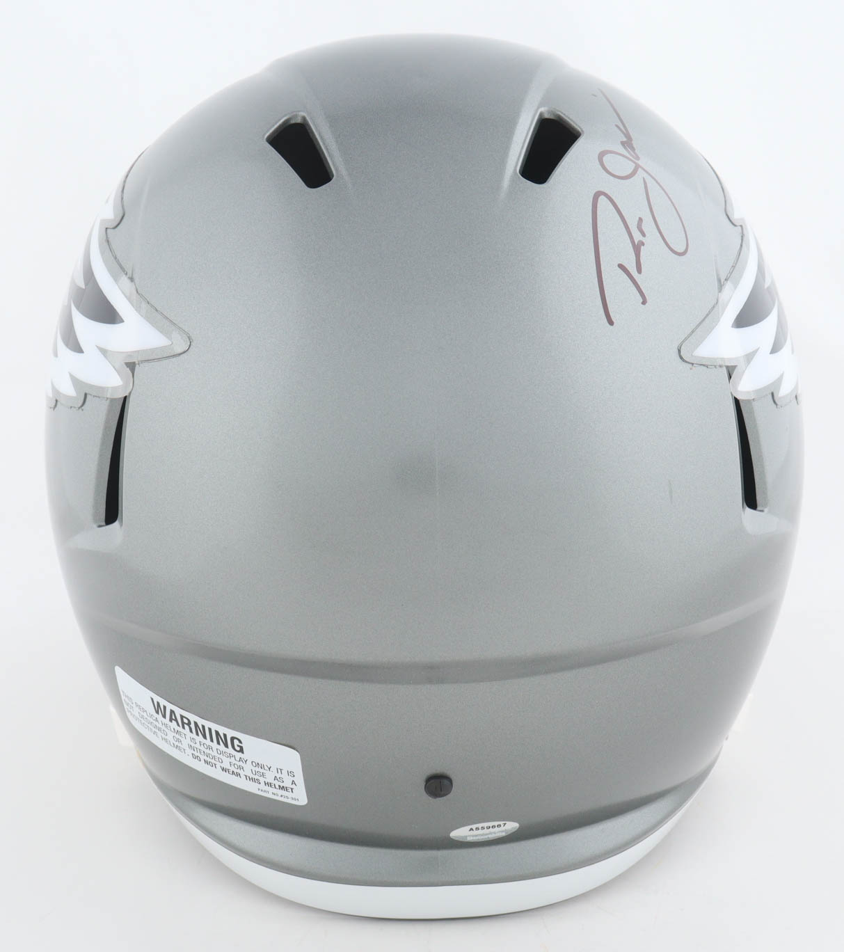 Ron Jaworski Signed Eagles Full-Size Flash Alternate Speed Helmet (Schwartz) at PristineAuction.com Ron Jaworski Signed Eagles Full-Size Flash Alternate Speed Helmet (Schwartz) at PristineAuction.com