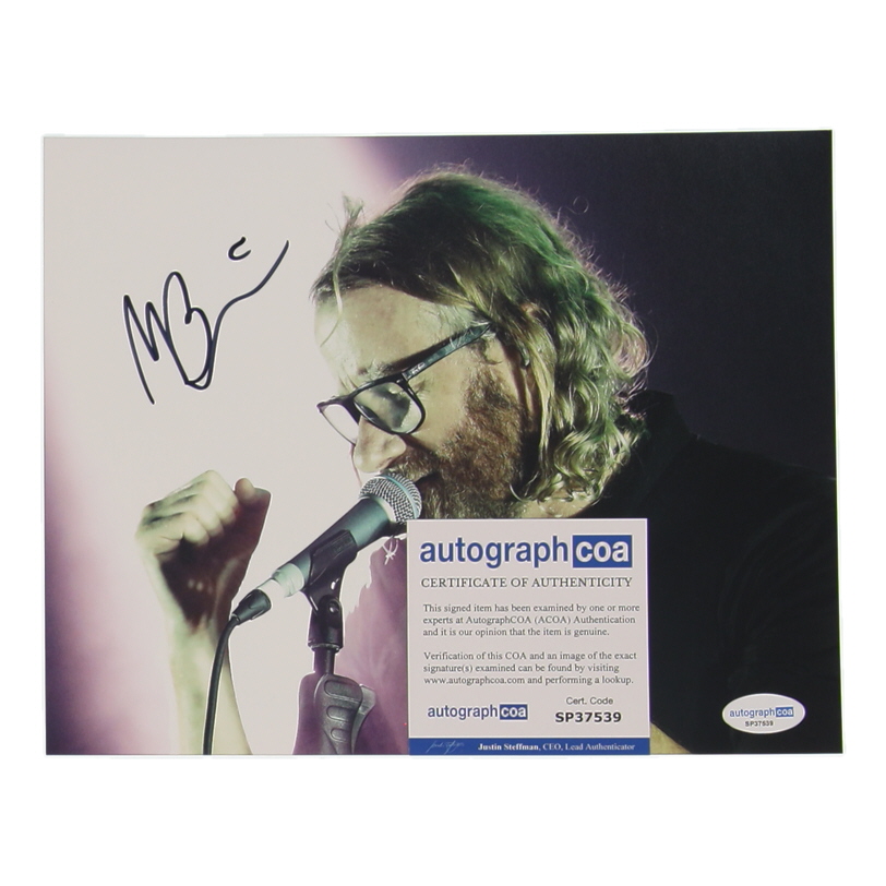 Matt Berninger Signed 8x10 Photo (ACOA) at PristineAuction.com Matt Berninger Signed 8x10 Photo (ACOA) at PristineAuction.com