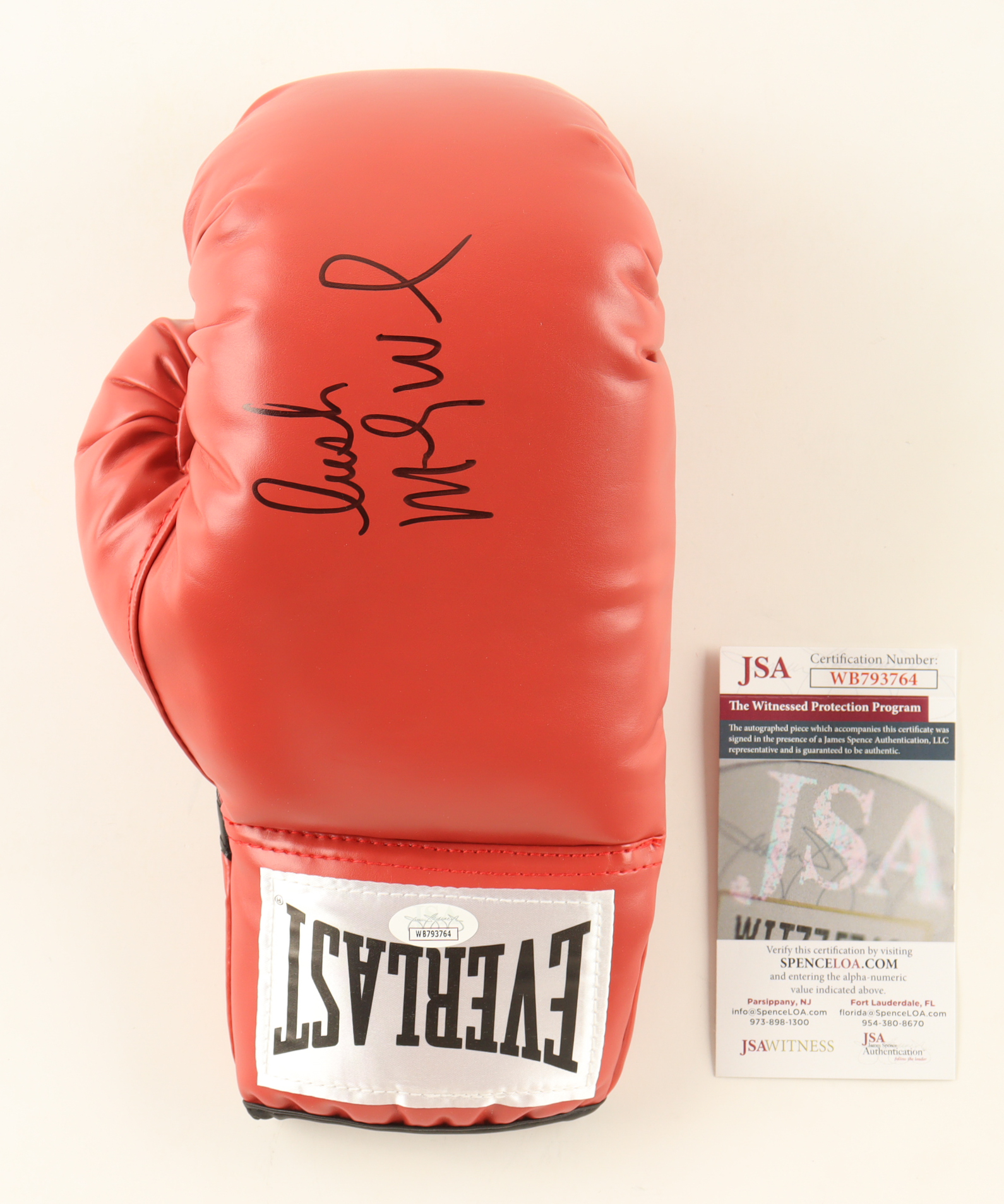 "Irish" Micky Ward Signed Everlast Boxing Glove (JSA) at PristineAuction.com "Irish" Micky Ward Signed Everlast Boxing Glove (JSA) at PristineAuction.com