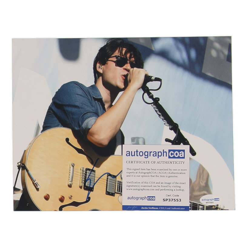 Ezra Koenig Signed 8x10 Photo (ACOA) at PristineAuction.com Ezra Koenig Signed 8x10 Photo (ACOA) at PristineAuction.com