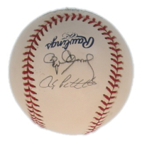 Roger Clemens & Andy Pettitte Signed OML Baseball (PSA) at PristineAuction.com