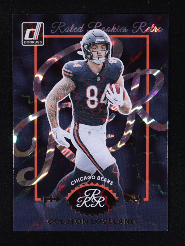 Colston Loveland 2025 Donruss Rated Rookies Retro #18 RC at PristineAuction.com Colston Loveland 2025 Donruss Rated Rookies Retro #18 RC at PristineAuction.com