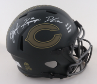 Kyle Monangai, DJ Moore & D'Andre Swift Signed Bears Full-Size Salute To Service Alternate Speed Helmet Inscribed "Good. Better. Best" (JSA) at PristineAuction.com