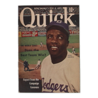 1952 Jackie Robinson "Quick" Magazine at PristineAuction.com