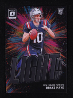 Drake Maye 2024 Donruss Optic Light it Up #7 RC at PristineAuction.com