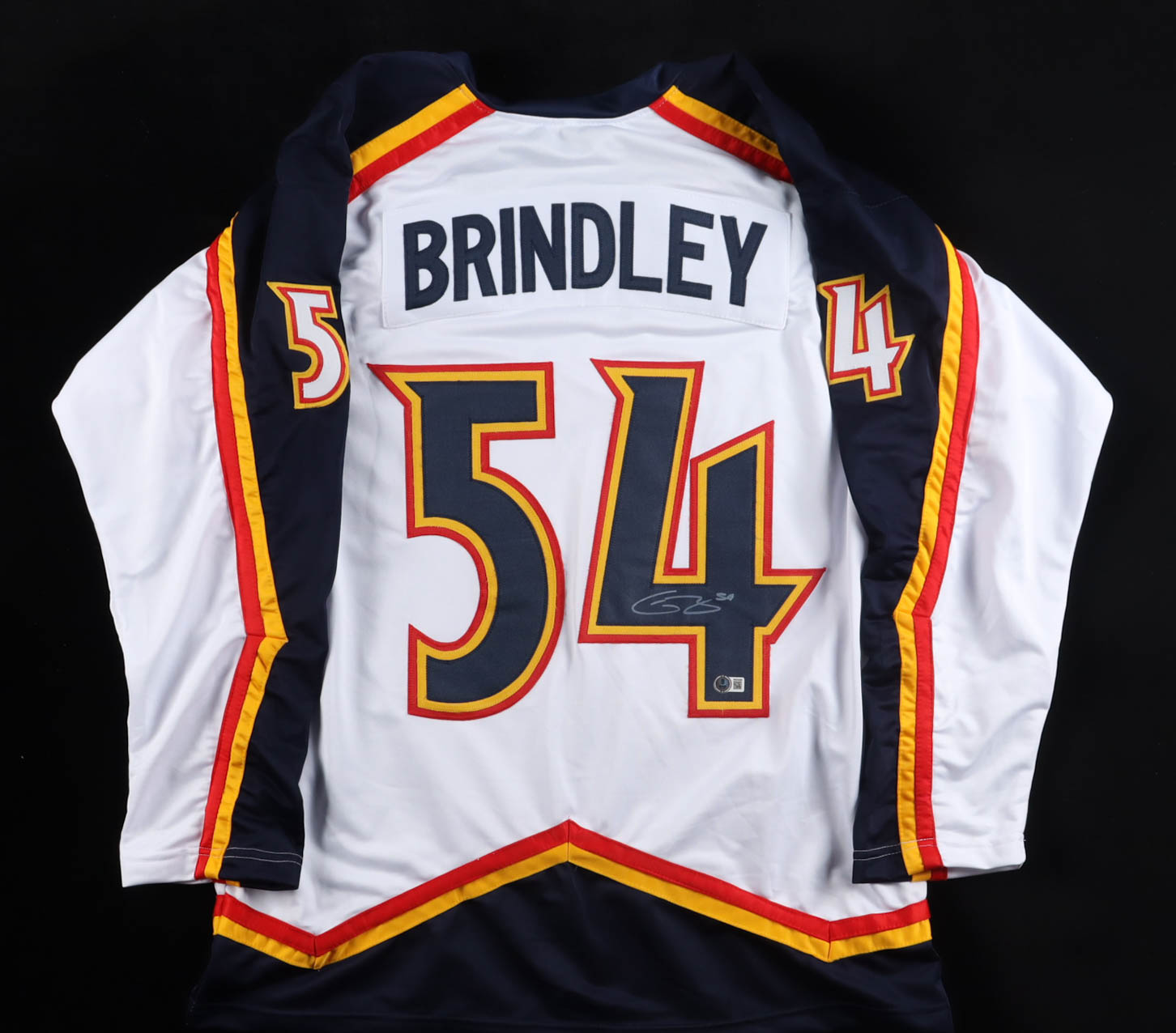 Gavin Brindley Signed Jersey (Beckett) at PristineAuction.com Gavin Brindley Signed Jersey (Beckett) at PristineAuction.com