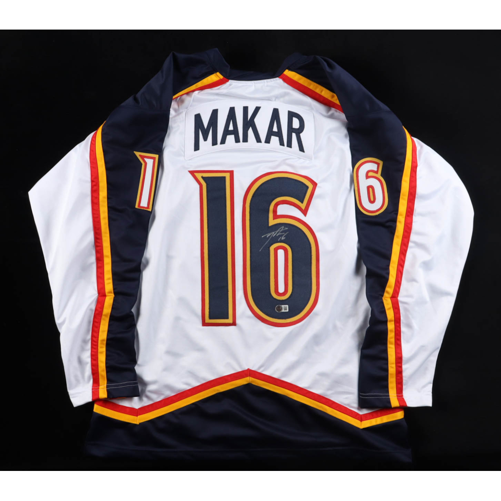 Taylor Makar Signed Jersey (Beckett) at PristineAuction.com