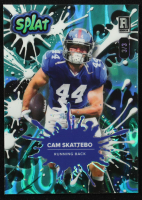 Cam Skattebo 2025 Wild Card Splat Background 5 Teal Lava #SBTEA05-CS #3/3 RC at PristineAuction.com