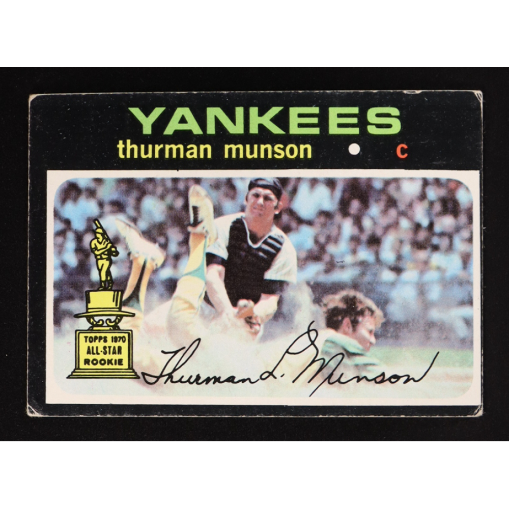 Thurman Munson 1971 Topps #5 at PristineAuction.com