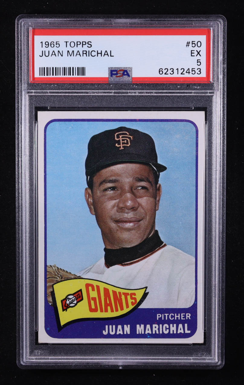 Juan Marichal 1965 Topps #50 (PSA 5) at PristineAuction.com Juan Marichal 1965 Topps #50 (PSA 5) at PristineAuction.com