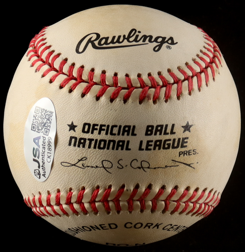 Ralph Branca & Bobby Thomson Signed ONL Baseball (JSA) at PristineAuction.com Ralph Branca & Bobby Thomson Signed ONL Baseball (JSA) at PristineAuction.com