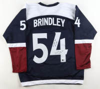 Gavin Brindley Signed Jersey Inscribed "1st NHL Goal 10-11-25" (Beckett) at PristineAuction.com