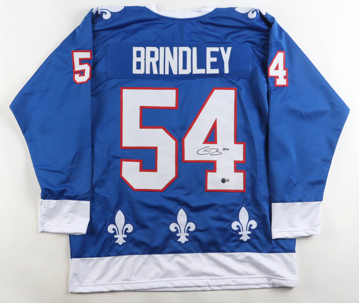 Gavin Brindley Signed Jersey (Beckett) at PristineAuction.com Gavin Brindley Signed Jersey (Beckett) at PristineAuction.com