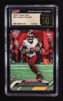 Jayden Daniels 2025 Topps Now #24 RC (CGC 10 | Pristine Black Label) at PristineAuction.com