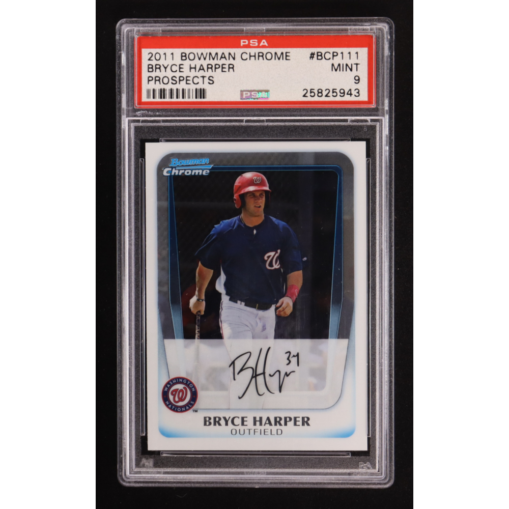 Bryce Harper 2011 Bowman Chrome Prospects #BCP111 (PSA 9) at PristineAuction.com