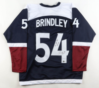Gavin Brindley Signed Jersey Inscribed "1st NHL Goal 10-11-25" (Beckett) at PristineAuction.com