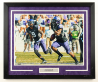 Josh Doctson & Aaron Green Signed TCU Horned Frogs Custom Framed Photo Display (Beckett) at PristineAuction.com