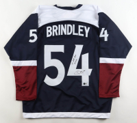Gavin Brindley Signed Jersey Inscribed "1st NHL Goal 10-11-25" (Beckett) at PristineAuction.com