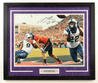Aaron Green Signed TCU Horned Frogs Custom Framed Photo (Beckett) at PristineAuction.com