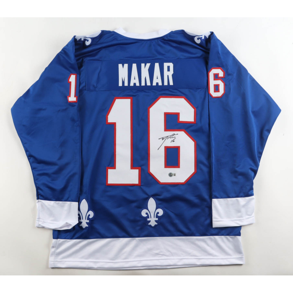 Taylor Makar Signed Jersey (Beckett) at PristineAuction.com