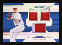 Cade Horton 2024 Panini National Treasures Game Gear Swatches Trio #38 #08/10 at PristineAuction.com