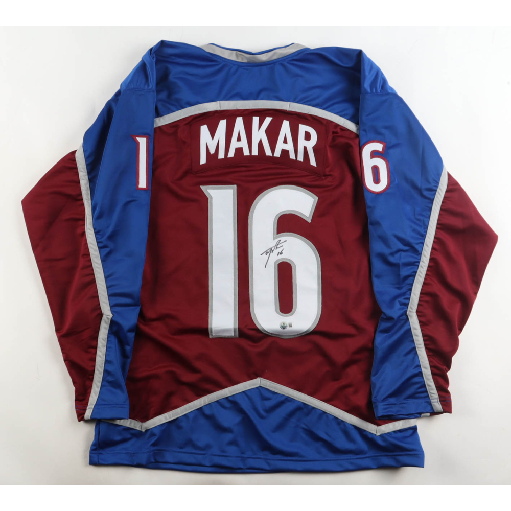 Taylor Makar Signed Jersey (Beckett) at PristineAuction.com