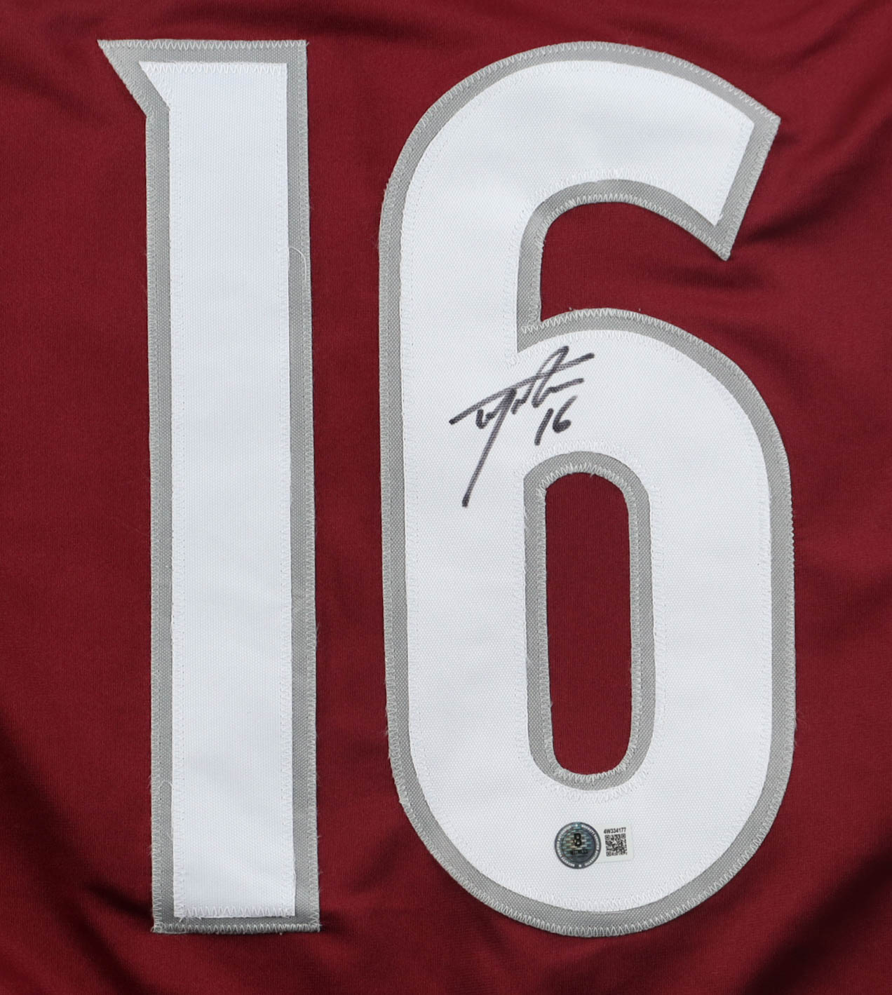 Taylor Makar Signed Jersey (Beckett) at PristineAuction.com Taylor Makar Signed Jersey (Beckett) at PristineAuction.com